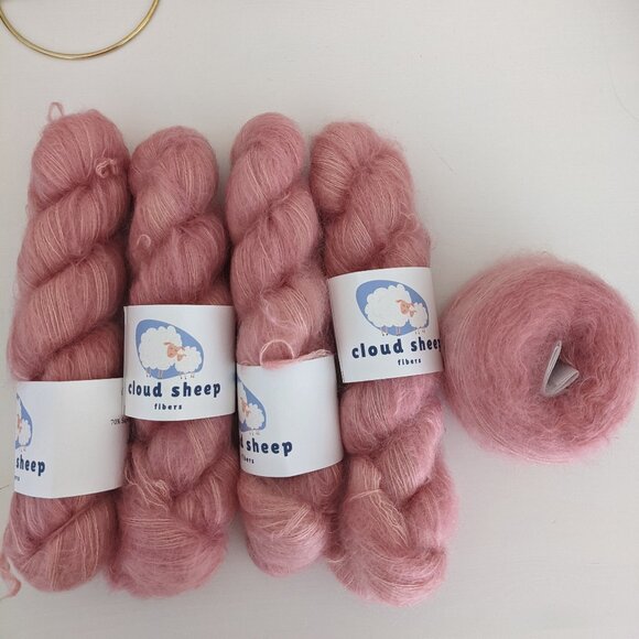 Cloud Sheep Other - Pink Silk Mohair Yarn